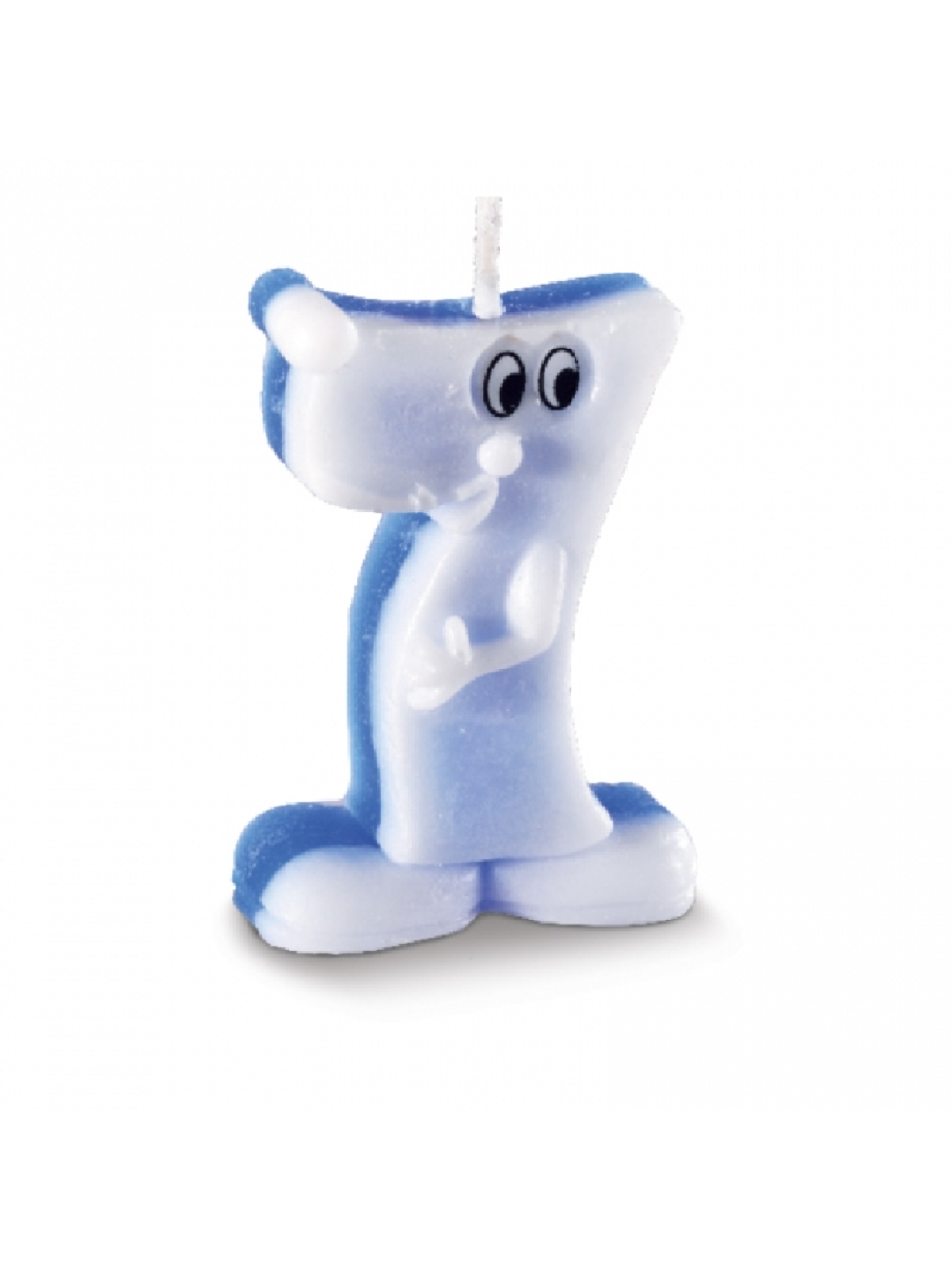 Vela Big Especial Karetinha N7 Azul Utilfestas - Unidade Vela Big Especial Karetinha N7 Azul Utilfestas - Unidade