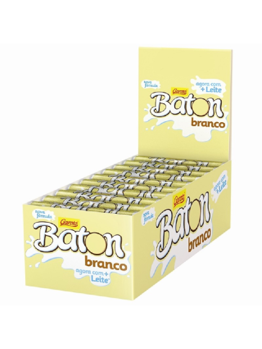 Baton Bastao Choco Branco Display 30X16Gr