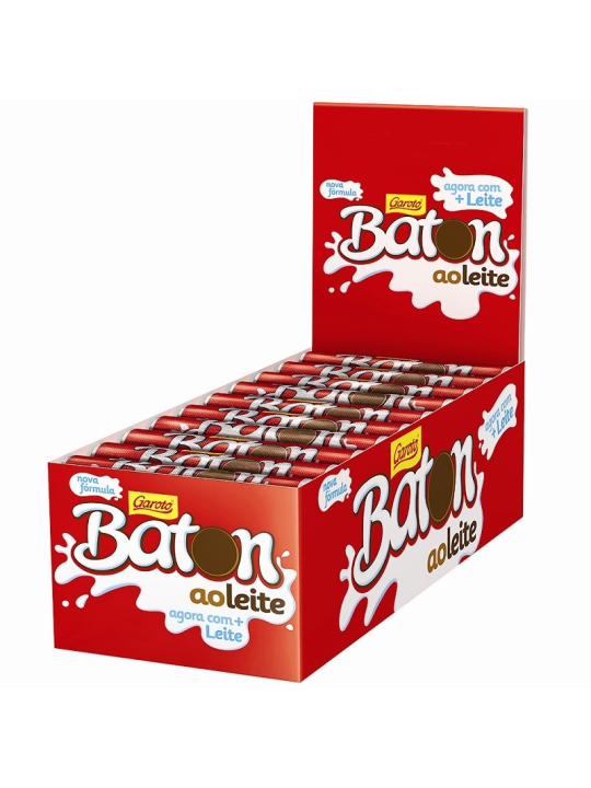 Baton Bastao Choco Leite Display 30X16Gr