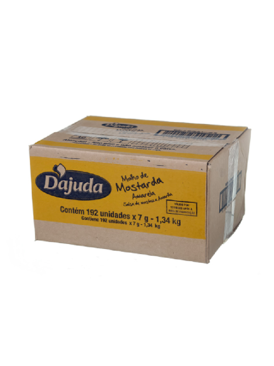 Mostarda Sache 192X7Gr Dajuda - Caixa