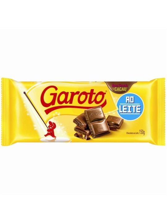 Barra Chocolate Ao Leite 80Gr Garoto - Unidade