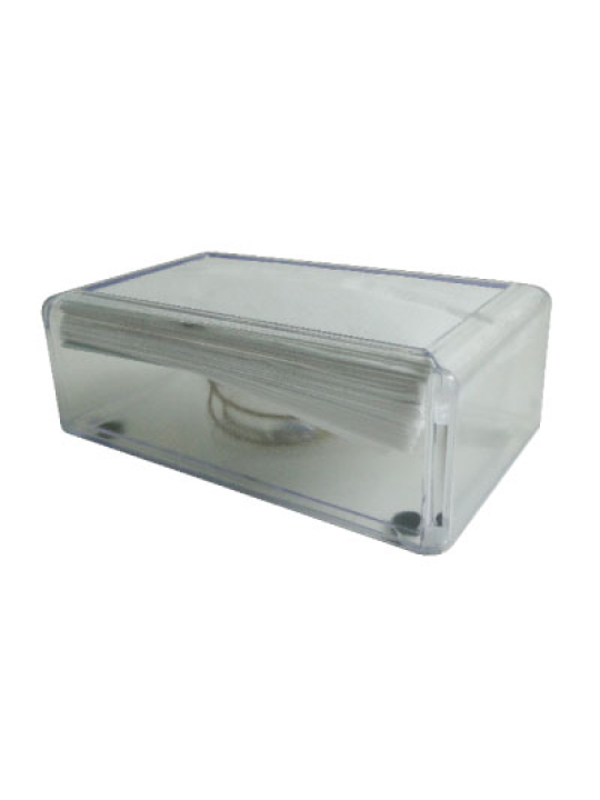 Porta Guardanapo Deitado Cristal/Plastico - Unidade