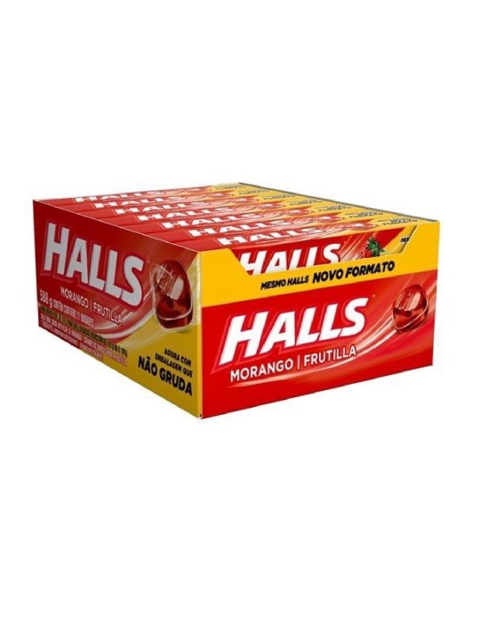 Halls Morango 28Gr