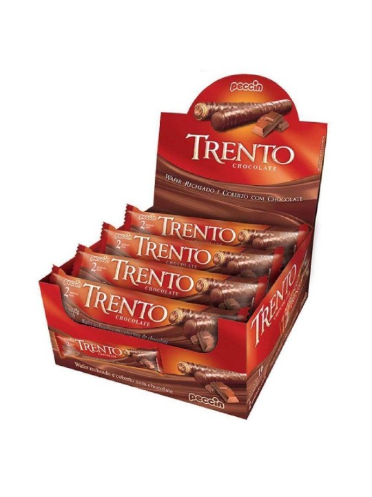 Trento Wafer Rolinhos Choco. Ao Leite 32Gr