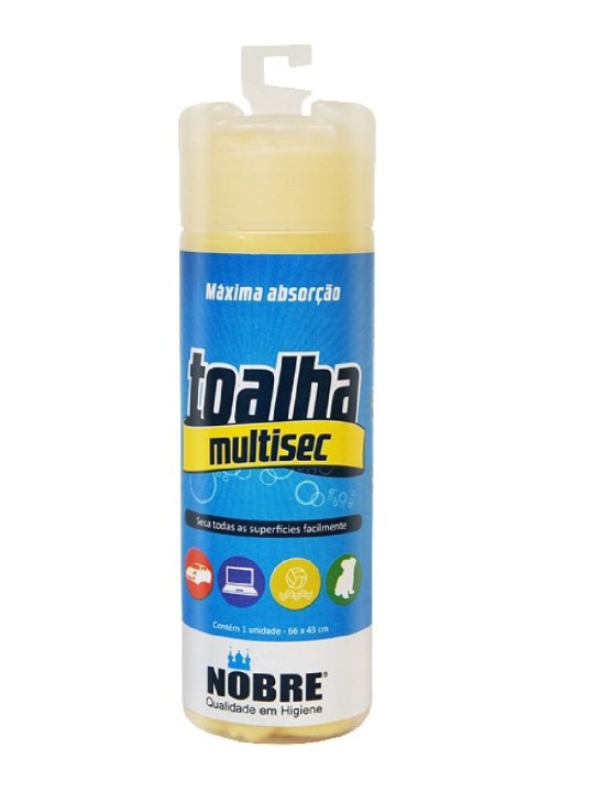 Toalha Ultra Absorvente Magica Multisec Nobre - Unidade